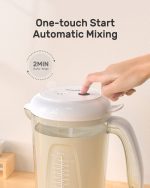 Grownsy 32OZ Baby Formula Mixer Pitcher, Rechargeable Electric Formula Mixing Pitcher, Automatically Mixing for Formula Powder Without Air Bubbles or Lumping,BPA Free,Easy to Clean - Image 6